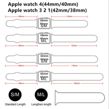 Load image into Gallery viewer, Silicone Apple Watch Band