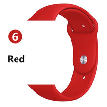 Load image into Gallery viewer, Silicone Apple Watch Band