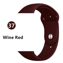 Load image into Gallery viewer, Silicone Apple Watch Band