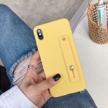 Load image into Gallery viewer, Finger Strap iPhone Case